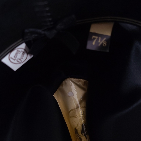 RESISTOL Beaver 4XXXX Black Cowboy Hat Size 7 1/8 - Picture 11 of 12